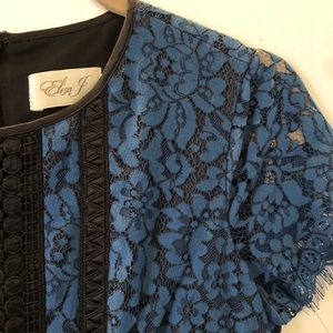 Eliza J Lace A line Dress